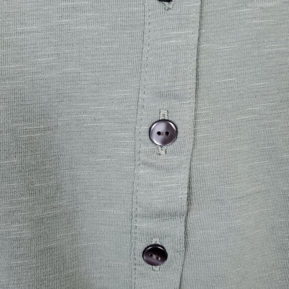 NWT Bundle of 2 Style & Co Womens Shirt 3/4 Button 2X Angel Falls/ Sage Green - Picture 11 of 16